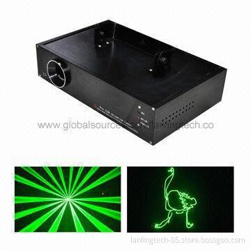 1W Green ILDA Animation Laser Show, SD Card Laser